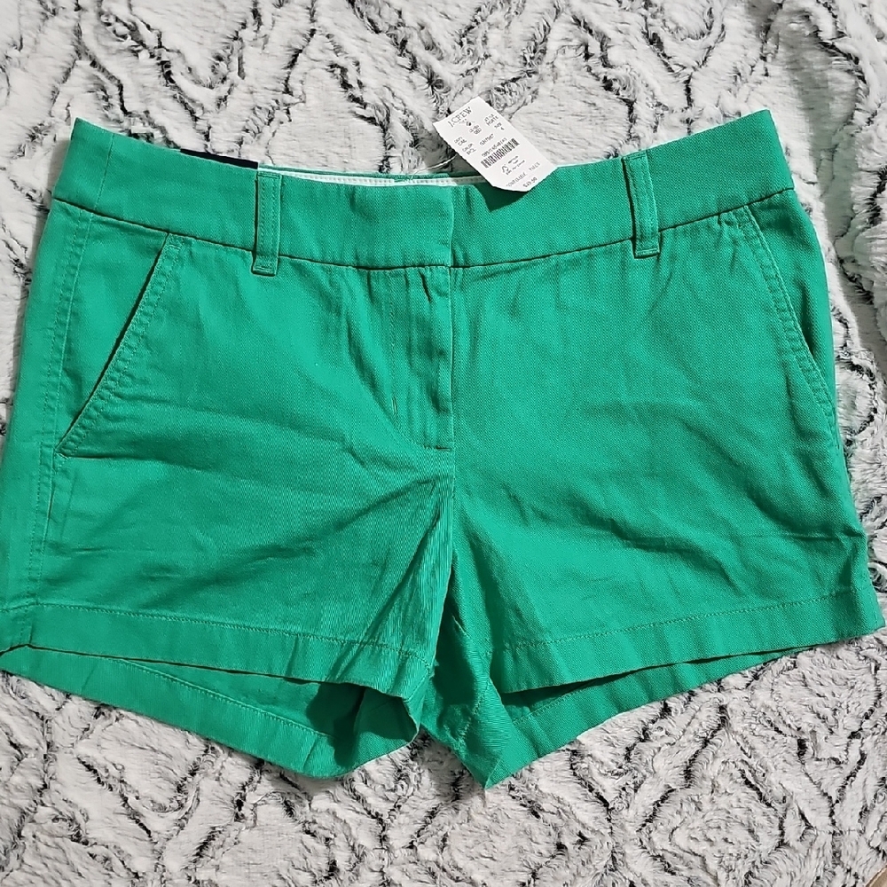 J. Crew Vibrant Green Women's Bermudas
